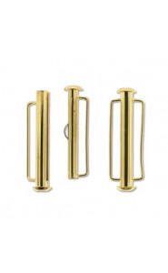 Metal magnetic slide clasp 31,5mm Gold